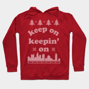 Keep On Keepin' On White Christmas Hoodie